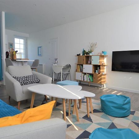 Appartement Moderne Avec Terrasse A 500M De La Mer Courseulles-sur-Mer Luaran gambar